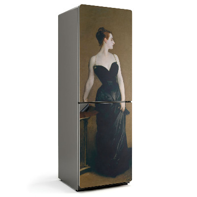 Mata magnetyczna na lodówkę Szykowna dama w wieczorowej kreacji