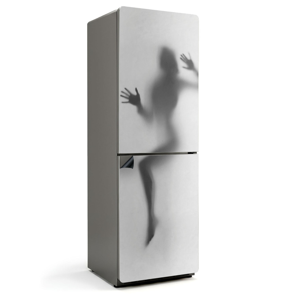 Mata magnetyczna na lodówkę Zamglona postać w dynamicznym tańcu