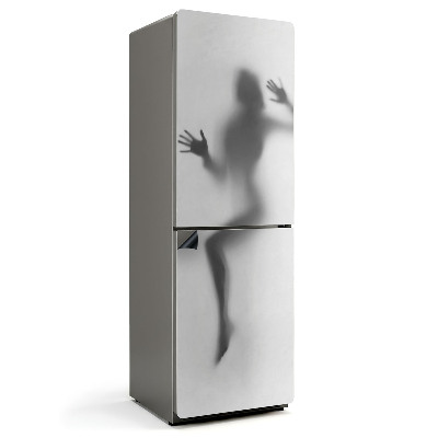 Mata magnetyczna na lodówkę Zamglona postać w dynamicznym tańcu