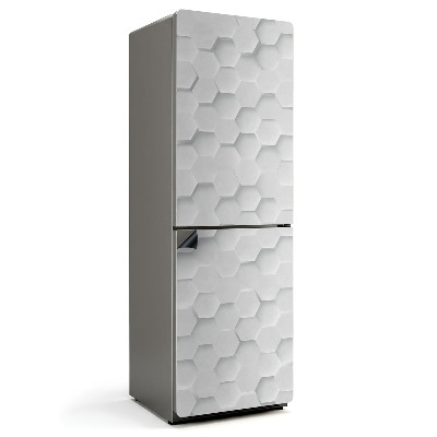 Mata magnetyczna na lodówkę Heksagonalne kształty w harmonijnym stylu