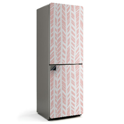 Mata magnetyczna na lodówkę Subtelne ślady opon w pasy