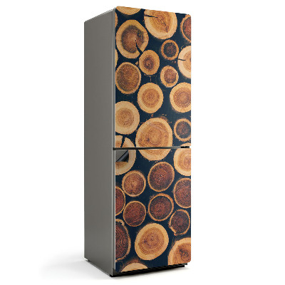 Mata magnetyczna na lodówkę Naturalne wzory przekroju drewna