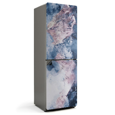 Mata magnetyczna na lodówkę Abstrakcyjny motyw akwarelowy