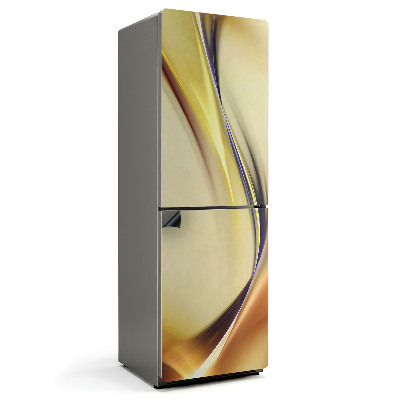 Mata magnetyczna na lodówkę Płynne fale i kręte linie