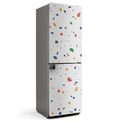 Mata magnetyczna na lodówkę Wzór lastriko w stylu abstrakcyjnym