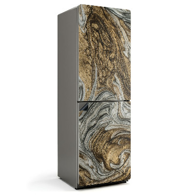 Mata magnetyczna na lodówkę Płynne fale w abstrakcyjnym stylu