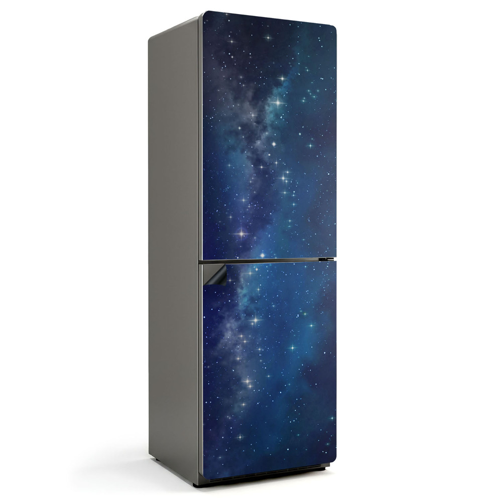 Mata magnetyczna na lodówkę Galaktyczny pejzaż z gwiazdami