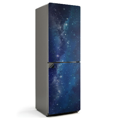 Mata magnetyczna na lodówkę Galaktyczny pejzaż z gwiazdami