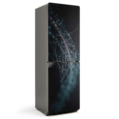 Mata magnetyczna na lodówkę Abstrakcyjne kształty i bąbelki