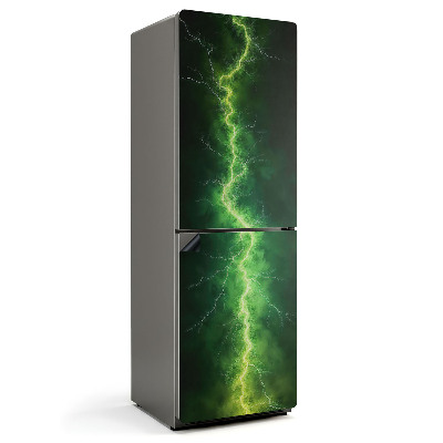 Mata magnetyczna na lodówkę Pionowe pioruny w obłokach