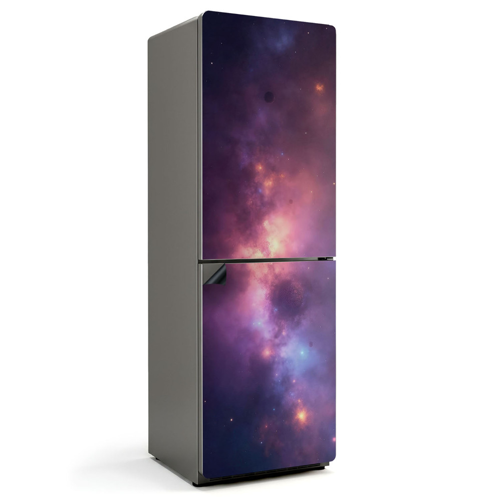 Mata magnetyczna na lodówkę Galaktyczny pejzaż kosmiczny