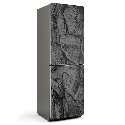 Mata magnetyczna na lodówkę Kamienna struktura ściany