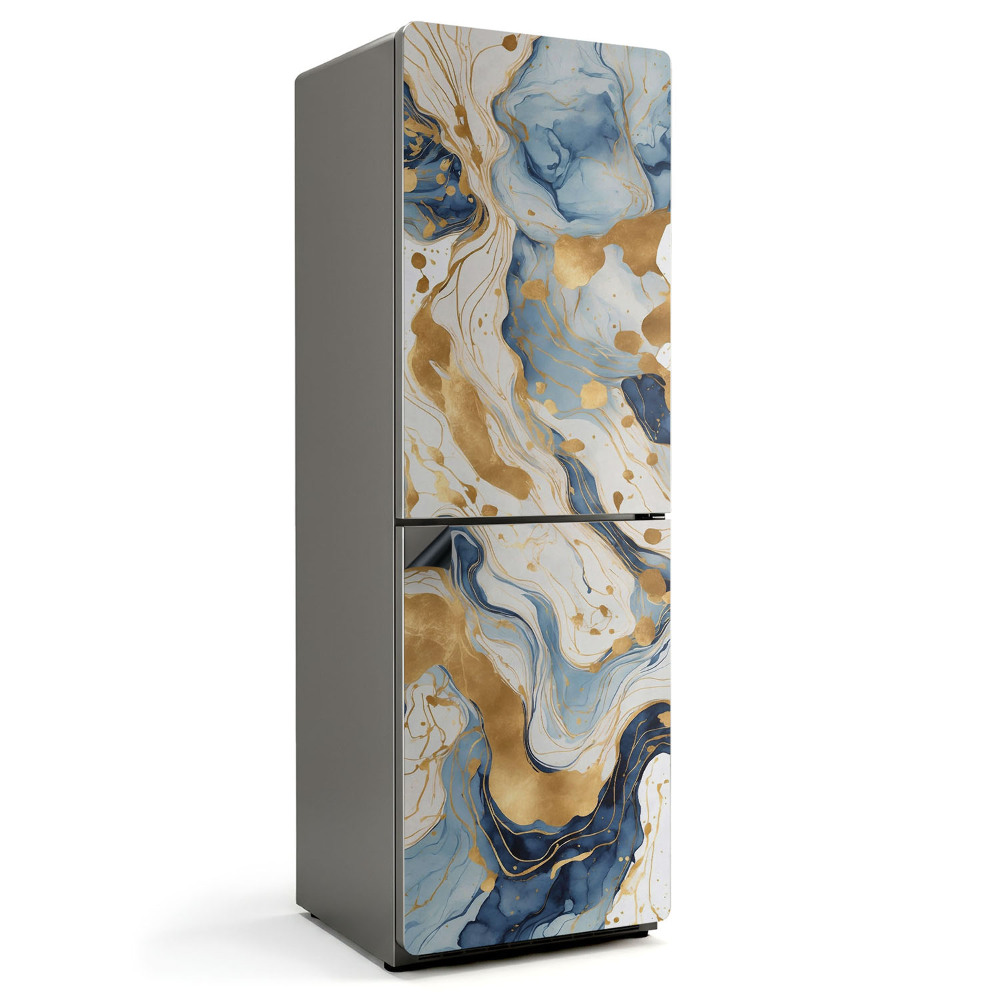 Mata magnetyczna na lodówkę Wzór płynnych form