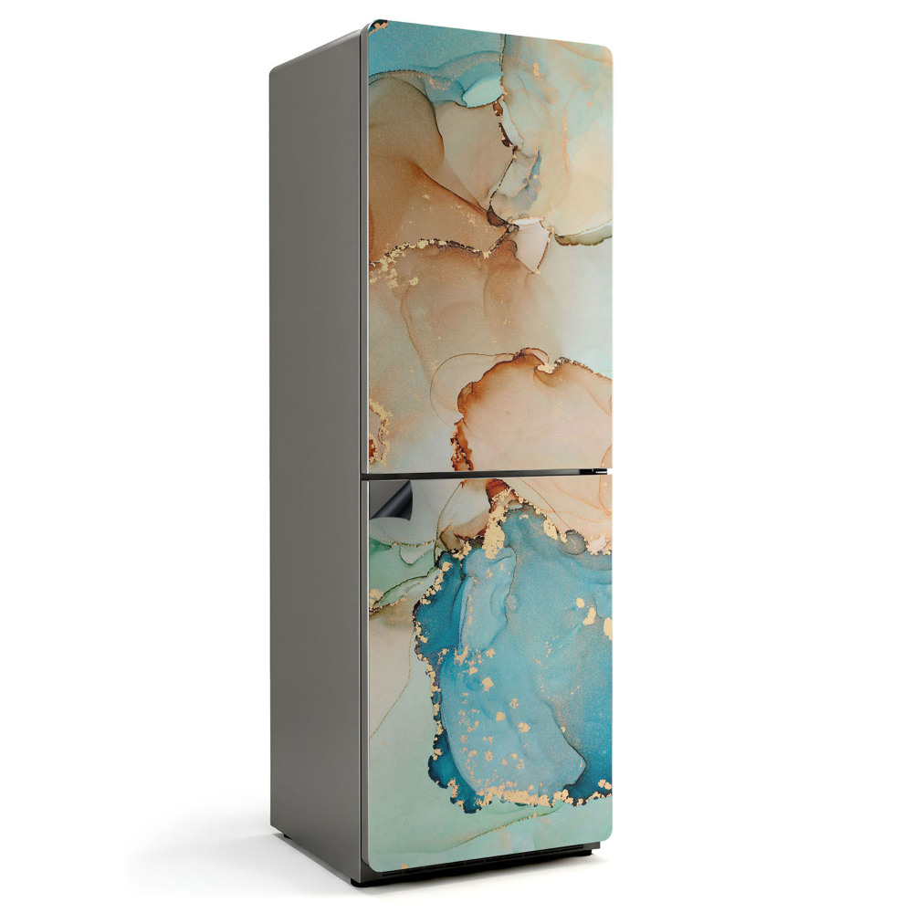 Mata magnetyczna na lodówkę Abstrakcyjne płynne kształty