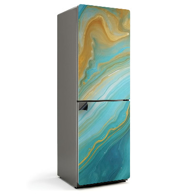 Mata magnetyczna na lodówkę Fale kolorowej abstrakcji