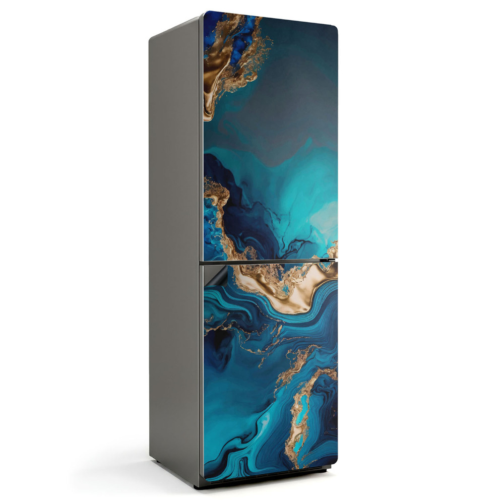 Mata magnetyczna na lodówkę Abstrakcyjne kształty i fale