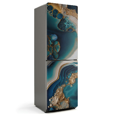 Mata magnetyczna na lodówkę Abstrakcyjne kształty i fale