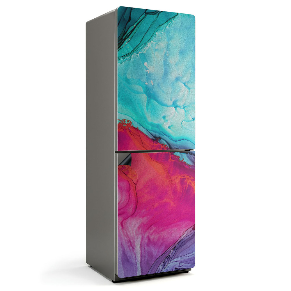 Mata magnetyczna na lodówkę Abstrakcyjny motyw cieczy