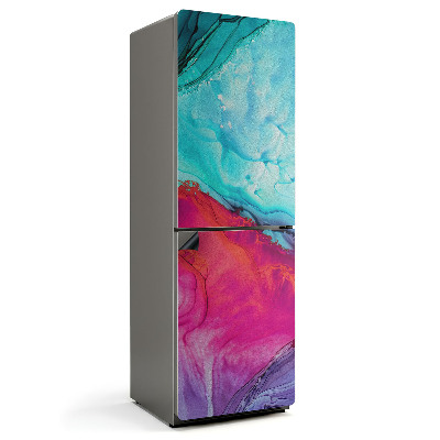 Mata magnetyczna na lodówkę Abstrakcyjny motyw cieczy