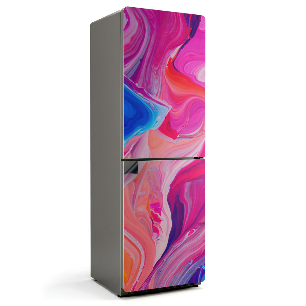 Mata magnetyczna na lodówkę Ruchome fale barw