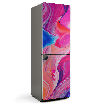 Mata magnetyczna na lodówkę Ruchome fale barw