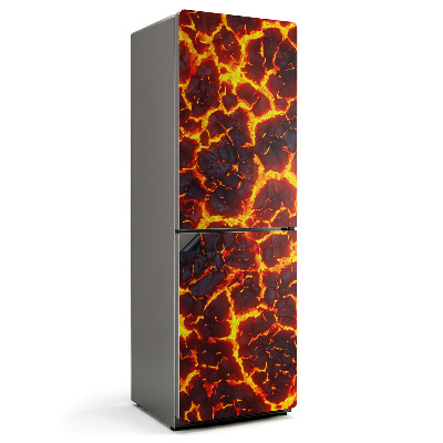 Mata magnetyczna na lodówkę Ruchome wzory lawy