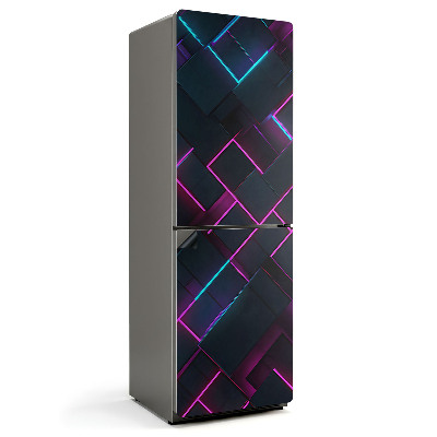 Mata magnetyczna na lodówkę Nowoczesny motyw kształtów geometrycznych