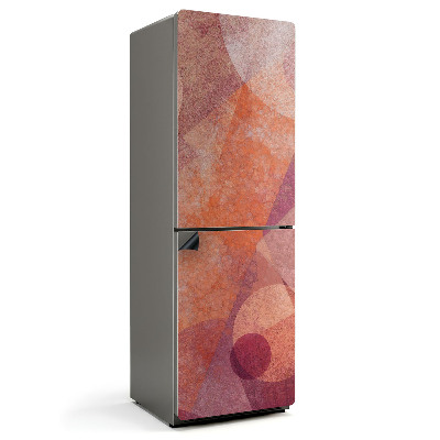 Mata magnetyczna na lodówkę Abstrakcyjne koła w nowoczesnym stylu