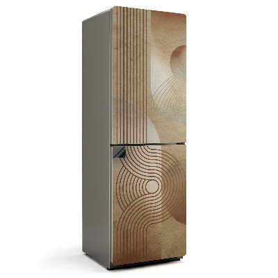 Mata magnetyczna na lodówkę Abstrakcyjne wzory linii i form