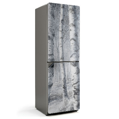 Mata magnetyczna na lodówkę Leśny pejzaż z drzewami