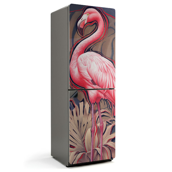 Mata magnetyczna na lodówkę Tropikalny Flaming w Eleganckim Stylu