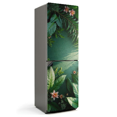 Mata magnetyczna na lodówkę Kwiatowy i liściasty motyw z natury