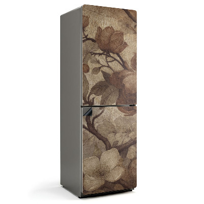 Mata magnetyczna na lodówkę Kwiatowy motyw w delikatnych odcieniach