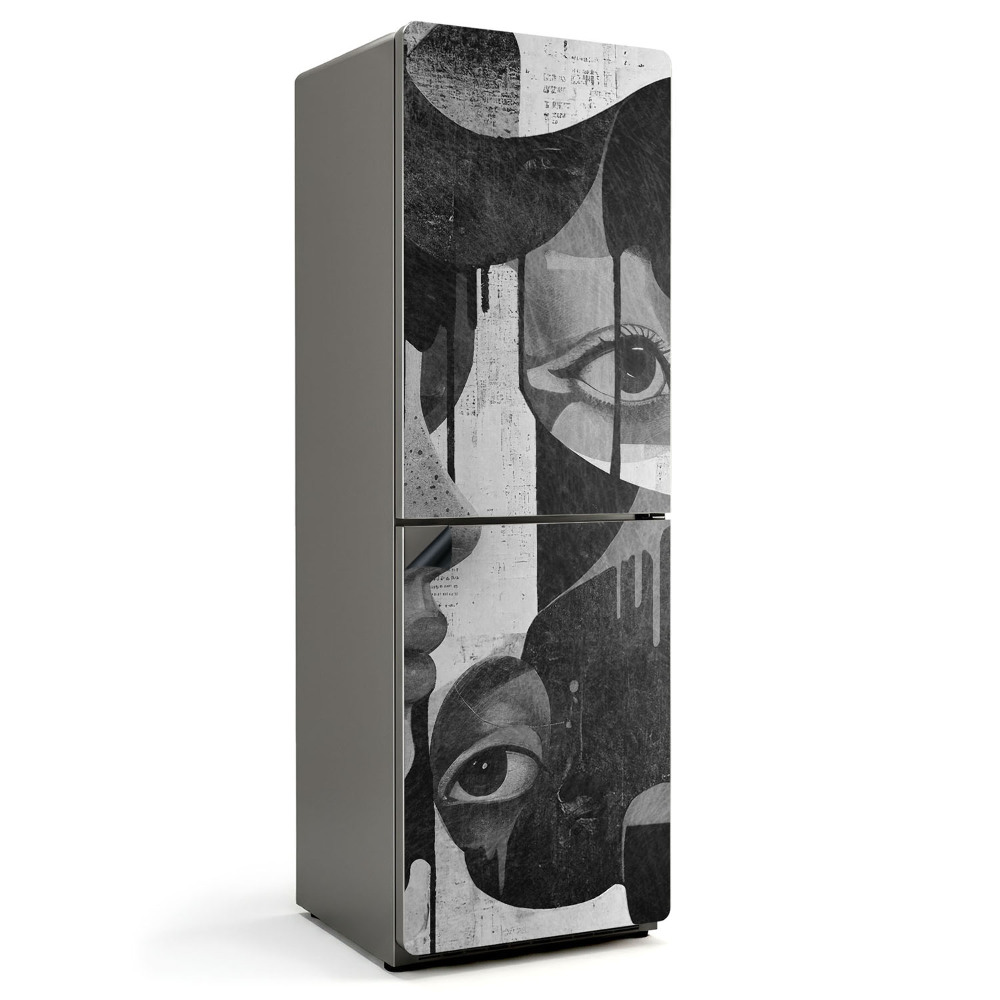 Mata magnetyczna na lodówkę Kobiece Wizerunki w Abstrakcji