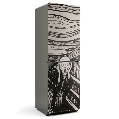 Mata magnetyczna na lodówkę Krzyk Edward Munch