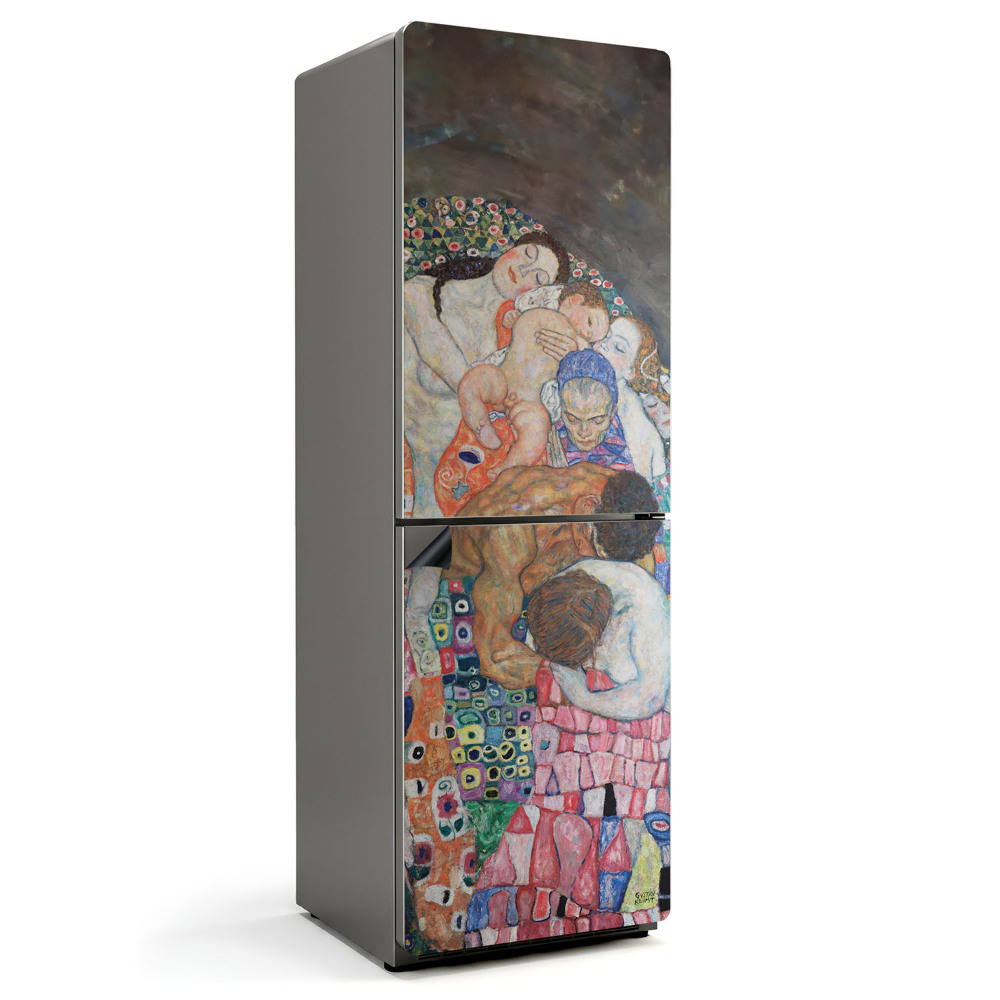 Mata magnetyczna na lodówkę Śmierć i życie Gustav Klimt