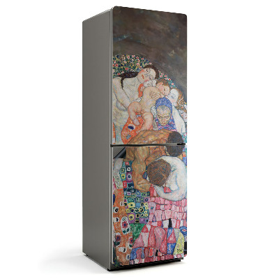 Mata magnetyczna na lodówkę Śmierć i życie Gustav Klimt