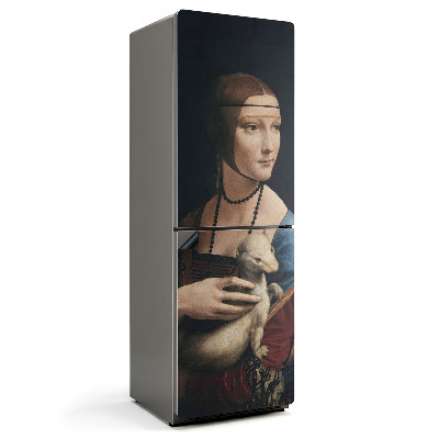 Mata magnetyczna na lodówkę Dama z Łasiczką Leonardo da Vinci