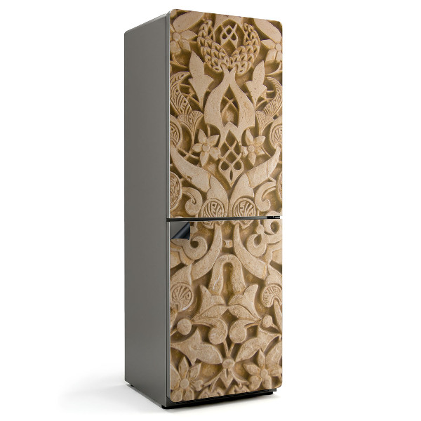 Mata magnetyczna na lodówkę Roślinne ornamenty w harmonijnym wzorze