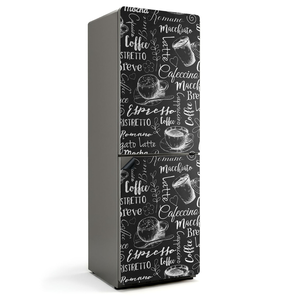 Mata magnetyczna na lodówkę Filiżanki kawy w unikalnych wzorach