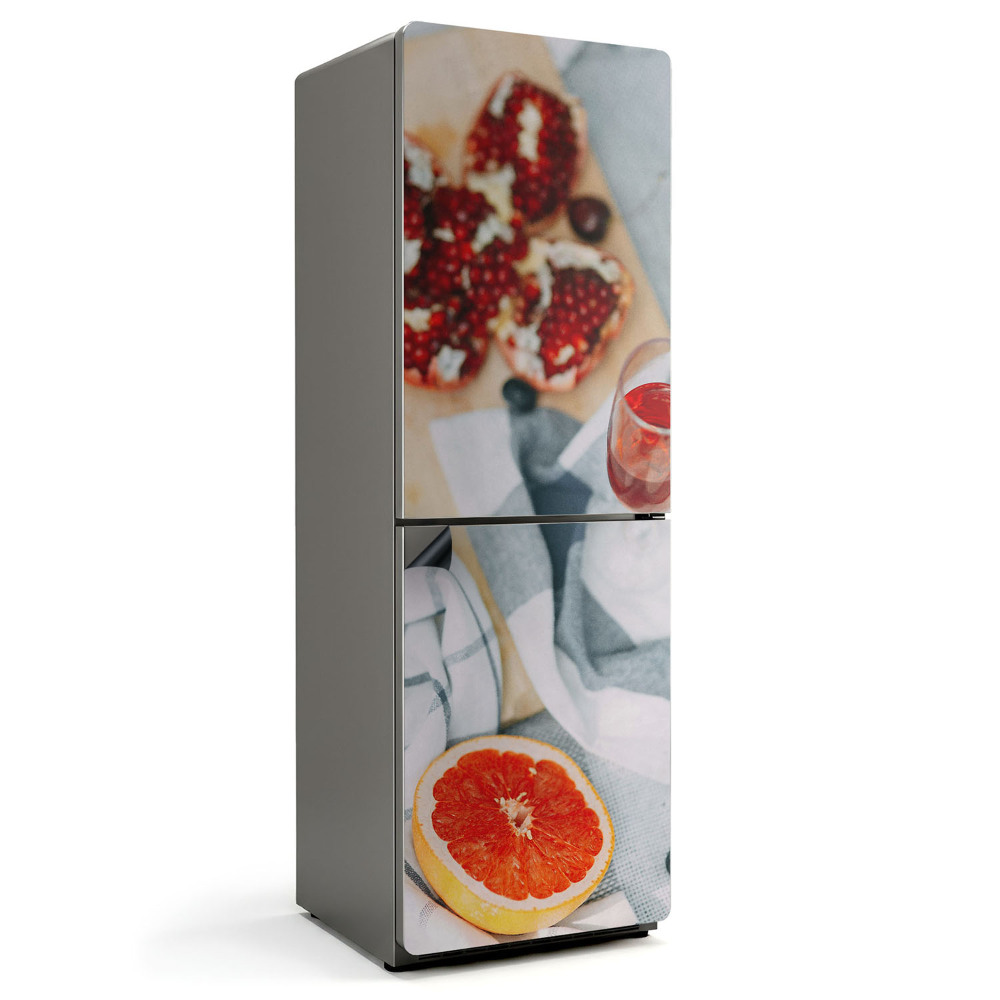 Mata magnetyczna na lodówkę Owoce w harmonijnym zestawieniu