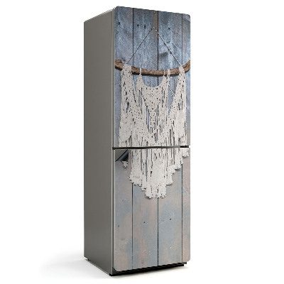 Mata magnetyczna na lodówkę Wzór makramy z frędzlami