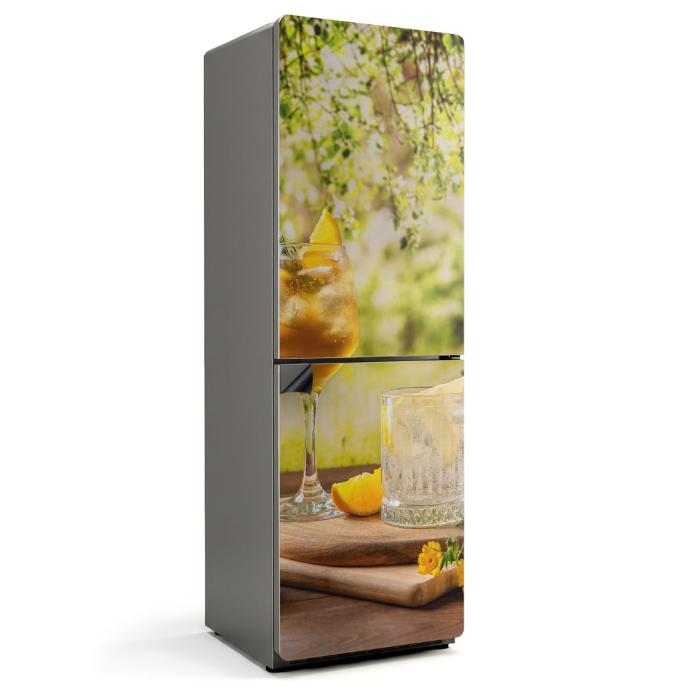 Mata magnetyczna na lodówkę Orzeźwiające drinki w otoczeniu natury