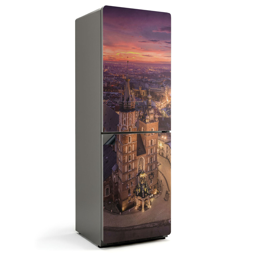 Mata magnetyczna na lodówkę Krakowskie nocne pejzaże