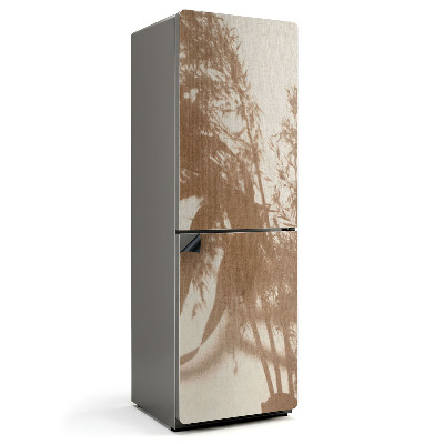 Mata magnetyczna na lodówkę Cienie roślin w blasku światła