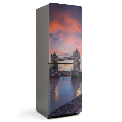 Mata magnetyczna na lodówkę Londyńska panorama Tower Bridge