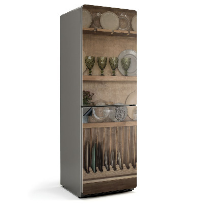 Mata magnetyczna na lodówkę Elegancka kompozycja naczyń