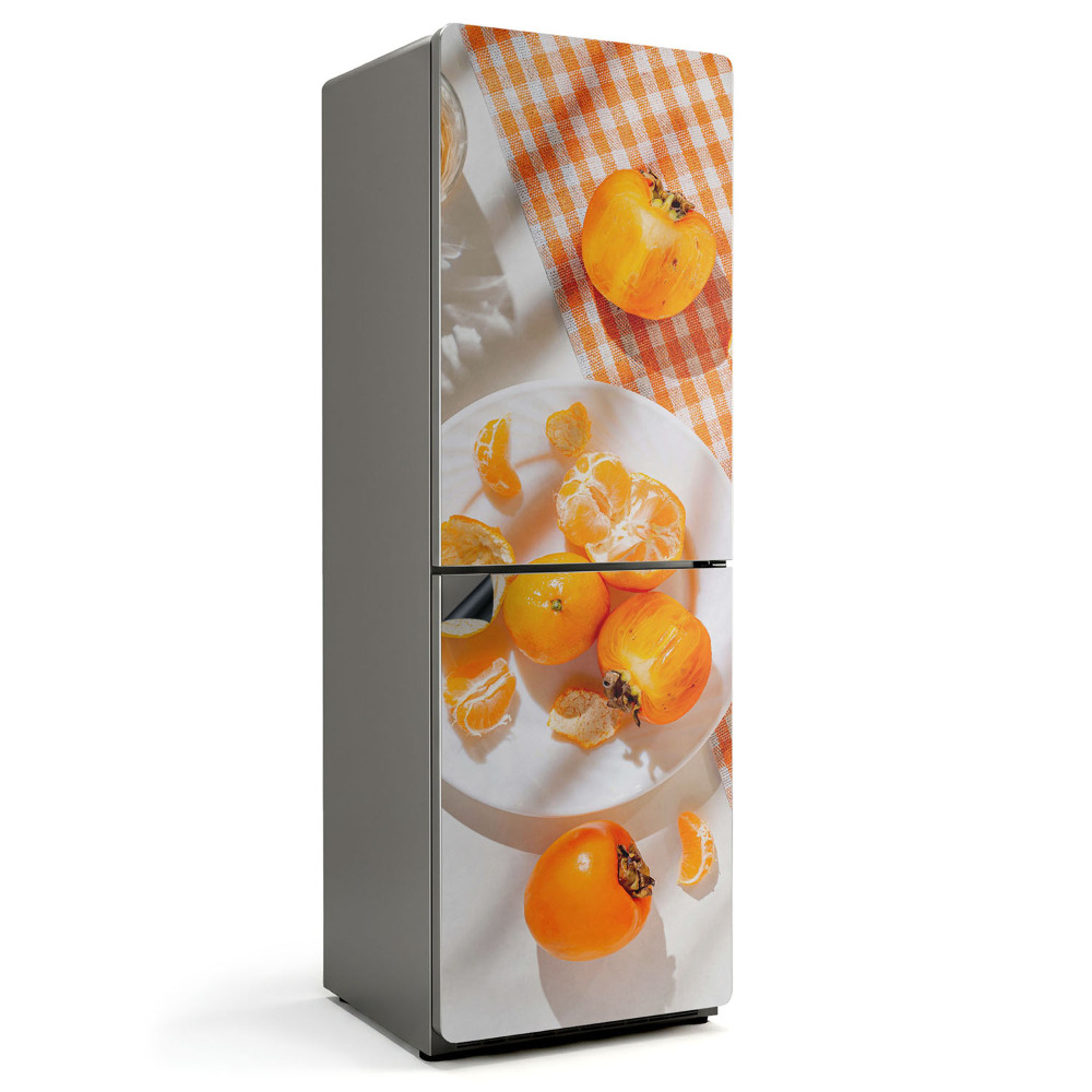 Mata magnetyczna na lodówkę Owocowy raj na ceramicznej powierzchni
