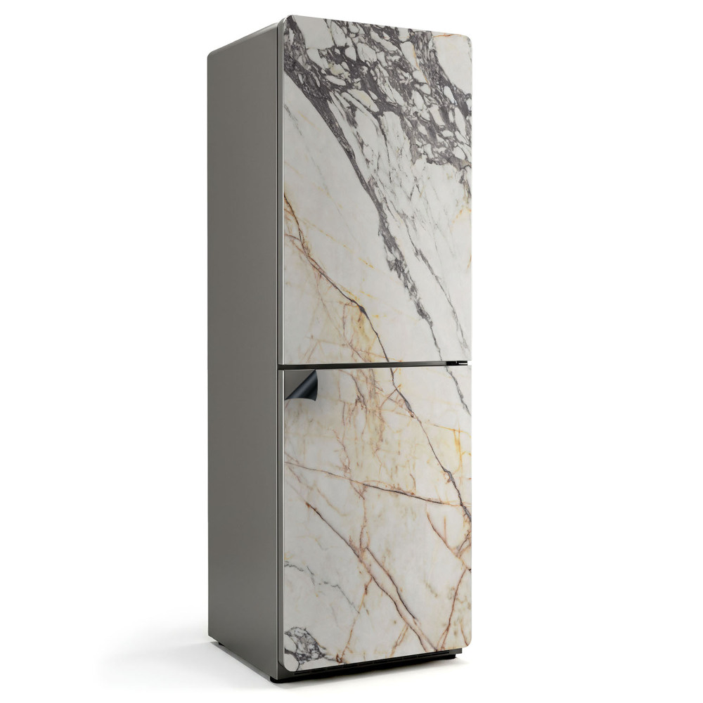 Mata magnetyczna na lodówkę Stylowy motyw marmurowy