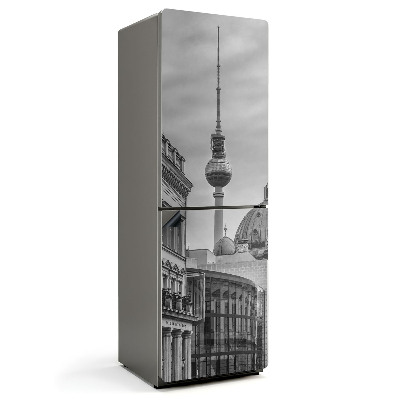 Mata magnetyczna na lodówkę Miejski pejzaż z wieżą telewizyjną